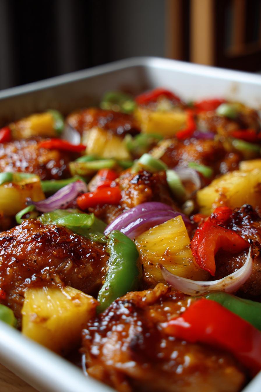 Hawaiian Chicken Sheet Pan