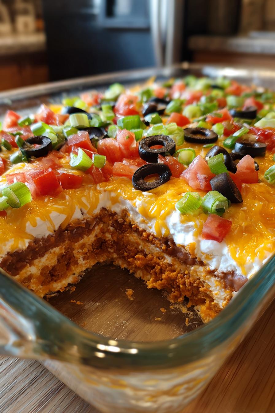 Seven-Layer Taco Dip - detail 2