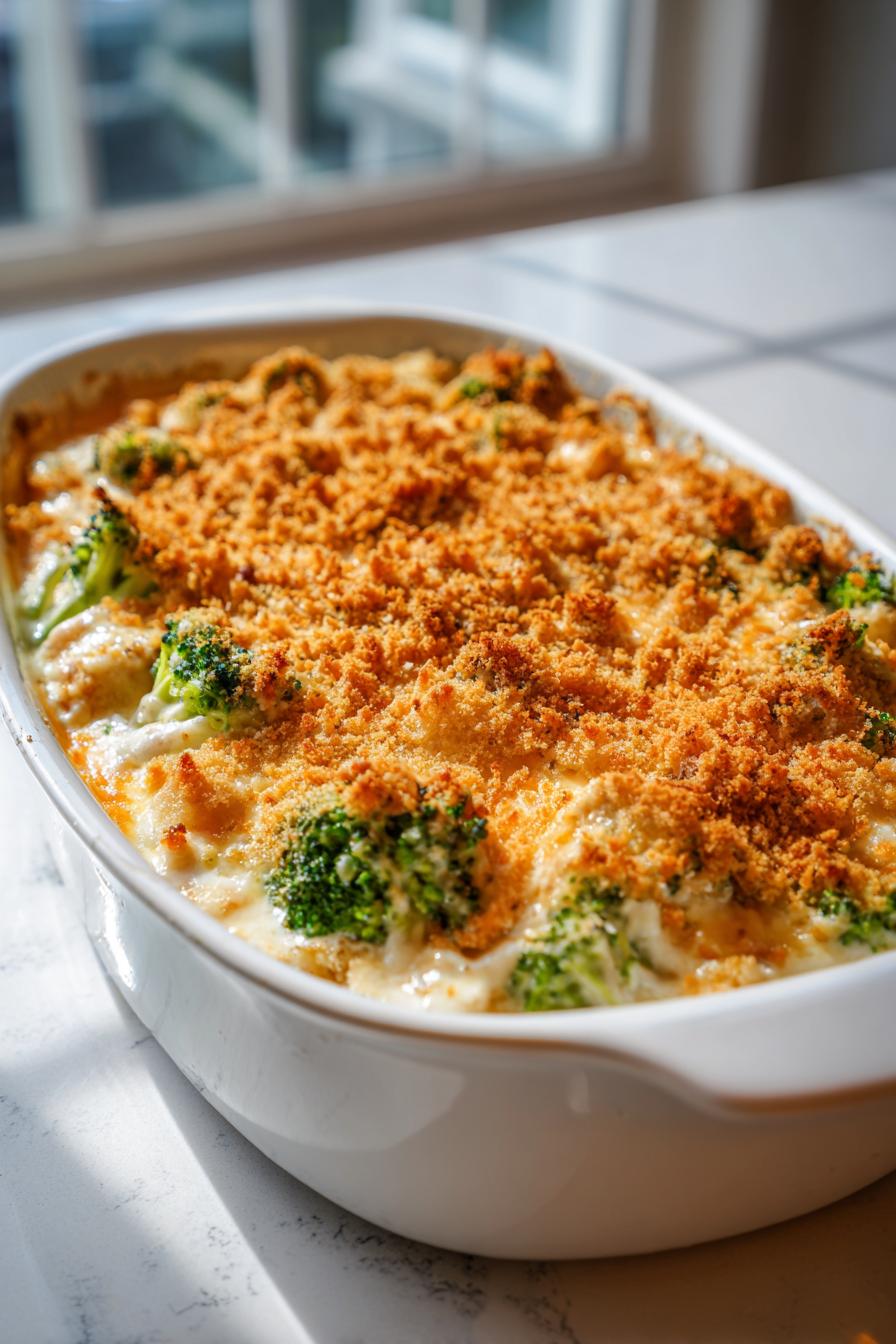 classic chicken divan casserole - detail 2