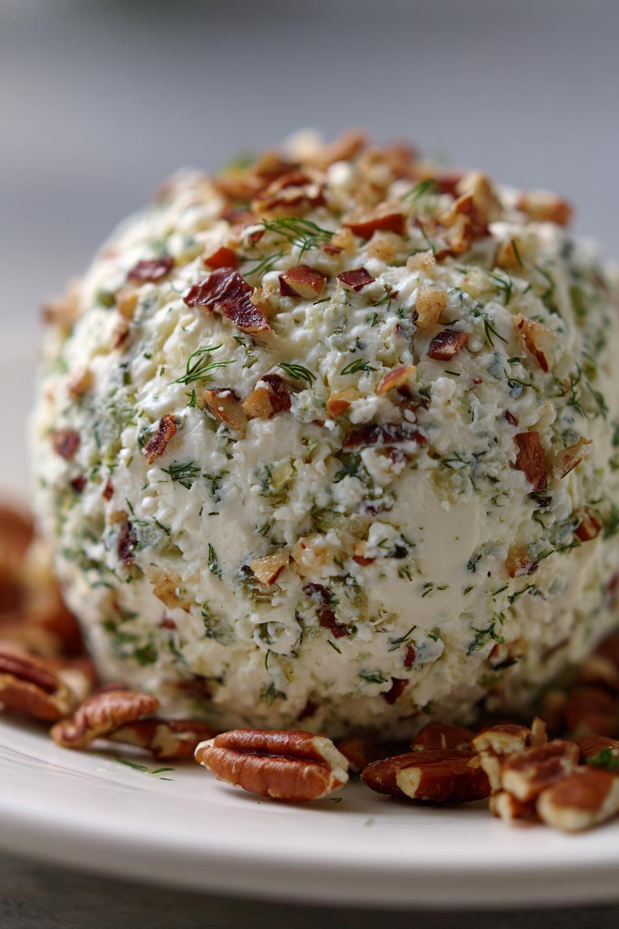 dill pickle cheese ball recipe - detail 1