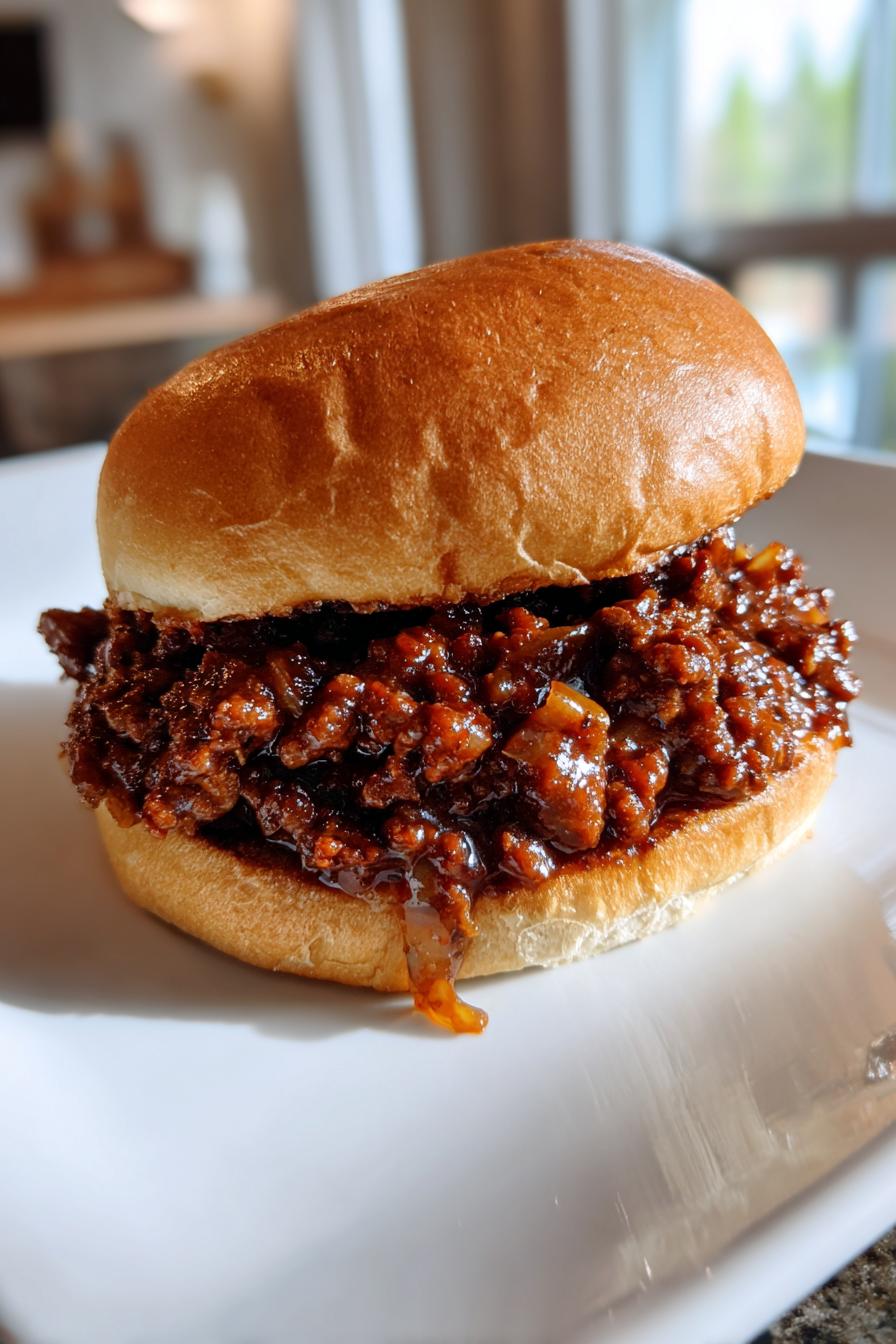 irresistible french onion beef sloppy joes - detail 1