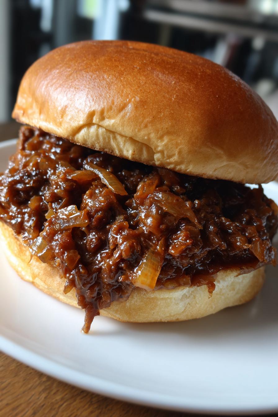 irresistible french onion beef sloppy joes
