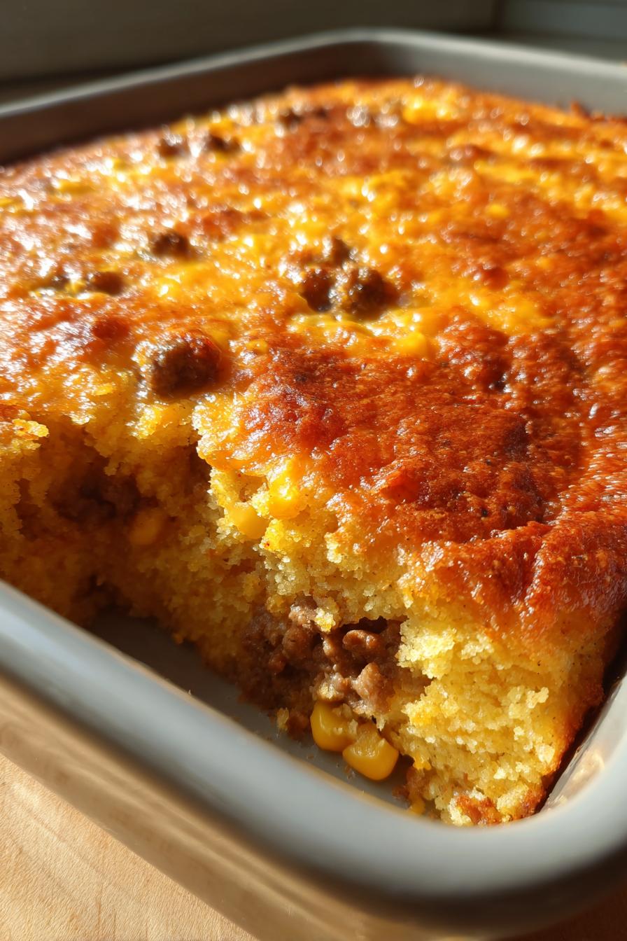 mexican cornbread casserole - detail 2
